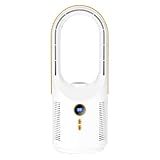 Genérico Tischventilator ohne Flügel, klein, Ventilator ohne Flügel, für Schlafzimmer, Büro, Zuhause