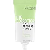 Catrice The Corrector Anti-Redness Primer, Grün, langanhaltend, pflegend, porenverfeinernd, für trockene Haut, vegan, ölfrei, ohne Parfüm, ohne Alkohol, 1er Pack (30ml)