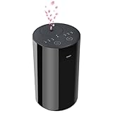 Cavir Wasserloser Diffusor für ätherische Öle, Tragbarer Mini-Geruchs-Luft-Maschine Aromatherapie-Zerstäuber, USB aufgeladen 1/2/3H/Zeit Weg von 3 Nebel-Niveau für Home Room Cars Büro