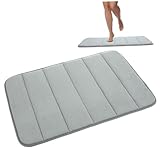 GLEAVI Wasserabsorbierende Badematte Mit Rutschfester Unterseite Weicher Mikrofaser Schnell Trocknend Vielseitig Einsetzbar Für Badezimmer Küche Und Design