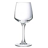 Arcoroc ARC C3572 Linéal Rotweinkelch, Weinglas, 250ml, Glas, transparent, 6 Stück