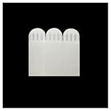 TMTGTS Klebepads 12 Stück 16 * 70mm Doppelseitig Klebende Hakenband double sided Tape klebeband doppelseitiger wand klebestreifen Doppelseitiges für Teppich Plakaten Wände Türen Dekorationen Fotos