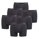 6er Pack Levis Men Premium Boxer Brief Boxershorts Herren Unterhose Pant Unterwäsche, Farbe:Black, Bekleidungsgröße:XL