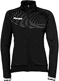 Kempa Wave 26 Poly Jacket Women Damen Mädchen Sport Fußball Trainingsjacke Sweatshirt Jacke Sweatjacke - elastisches Trainings-Sweatshirt mit Reißverschluss-Taschen - taillierter Schnitt