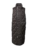 G-STAR RAW Damen G-Whistler Padded Extra Long Sleeveless Steppweste, Schwarz (dk black D22048-D199-6484), S