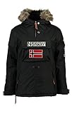 Geographical Norway Herren Parka-Boomerang-SCHWARZ-XL, Black