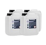 Essigsäure 60% 20 Liter | 4 x 5 Liter Profi Entkalker, Rostentferner, Reiniger