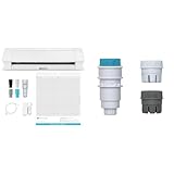 Silhouette America SILH-CAMEO-4-PLUS-5T SILHOUETTE CAMEO 4 PLUS Schneideplotter, Weiß, 38cm Arbeitsbreite & Universalstiftehalter für Silhouette Cameo 4 und Portrait 3