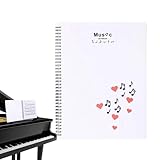 Discitia Organizer - Verstellbarer Ständer mit A4 Collector für Musikdateien, Punkturordner mit Trennwänden | Klaviertafel, tragbarer Musikordner für Orchest