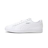 PUMA Unisex Puma Smash v2 L Low-Top, Puma White-Puma White, 44.5 EU