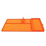 Celuicion Grillmatte – Matte mit Grillschaufel für den Außenbereich – Schutz aus Silikon Utensilienhalter mit tropffreier Unterseite, leicht zu reinigen, Zubehör für Küche und Kochen