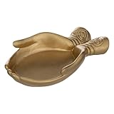 Atmosphera - Hand-Schale 'Main' Harz - gold - H.4 cm - Gold