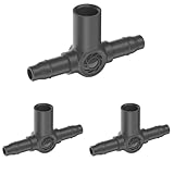 Gardena Micro-Drip-System T-Stück 4,6 mm (3/16 Zoll): Praktische Verbindung zur Fixierung der Sprühdüsen und Endtropfer, 5 Stück (13216-20) (Packung mit 3)