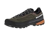 Scarpa Rapid XT GTX wasserdichte Zustiegsschuhe Herren mit Vibramsohle und Wildleder Obermaterial | Klettersteigschuhe | Wanderhalbschuhe Caribou - Rust orange EU 43,5