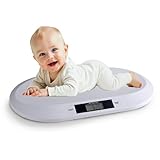 Innoliving INMD-039 Digitale Babywaage mit hoher Präzision, Tara- und Gewichtsblockierung, LCD-Display, Tragkraft 20 kg, ergonomisches Design für Babys und Kinder