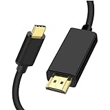 USB C auf HDMI Kabel 1.8M, [USB 3.1 Typ C auf HDMI 4K, High-Speed] USB Typ C auf HDMI Kabel für Home Office, [Thunderbolt 3 kompatibel] Kompatibel mit Oppo Find X2 Neo/X6 Pro/X5 Pro/X5/X3 Pro/X3/X2