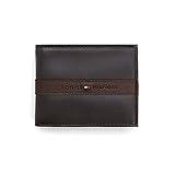 Tommy Hilfiger Herren Leder Ranger RFID Bifold b枚rse mit M眉nzfach, braun, Einheitsgr枚脽e