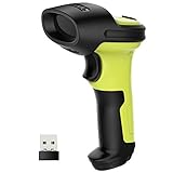 Inateck Barcode Scanner Wireless 2.4 GHz, 35 m Reichweite, Automatisches schnelles und präzises Scannen,180 Tage Standby-Zeit, BCST-60