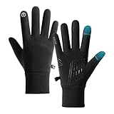 GUTERTOP Fahrrad Handschuh Herren Damen, Winddicht wasserdicht Warme Handschuhe Fahrrad Winter, Touchscreen Fahrradhandschuhe Winter für Fahrrad, Laufen, Wandern, Fahren
