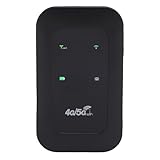 Annadue Tragbares 4G LTE Mobile Hotspot -Gerät, 300 Mbit/S 4G Cat4 WiFi Hotspot -Router mit SIM -Kartensteckplatz für Reise, Bis zu 10 Angeschlossene Geräte, 2100mAh Batterie