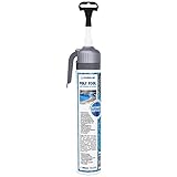 Everglue Poly Pool 1K MS-Polymer Montagekleber zum Kleben und Abdichten Teichfolienkleber, unter Wasser, ohne Silikon, UV-beständig, bleibt dauerelastisch, 200ml Automatikkartusche, Unterwasserkleber