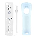 Mribo Wii Controller, Ersatz-Controller, Spiel-Controller mit Silikonhülle und Handgelenkschlaufe, für Nintendo Wii und Wii U