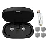 Wiederaufladbare Hörgerätebatterien und Ladegerät für 312 Hörgeräteverstärker Batterieladegerät Reisekofferstation mit 4 Pack Silber-Zink-Batterien der Größe 312 Knopfbatterien