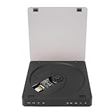 Vvikizy DVD-Player, Full HD 1080P-Aufwärtskonvertierung mit Fernbedienung, Wiedergabe Aller Regionen für TV-Projektoranzeige, Multifunktional, Kompakt und Tragbar