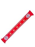 FC Bayern München Schal | Fanschal | Stadionschal | 5-Sterne | Rot-Weiß