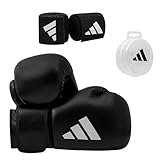 Adidas Boxing Set - Boxhandschuhe (12oz) + Bandagen + Mundschutz