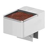 Automatisches Futtermittel für Aquarienfische – automatische Fütterung für Aquarium und Fischbecken, Mehrzweckzubehör mit Dosierung, verstellbar für Pulver- und Flockenfutter