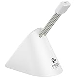 Glorious Gaming Mouse Bungee - Kabelmanagement für alle Gaming-Mäuse, eliminiert Zug, Verstellbarer Arm, Premium-Qualität, rutschfeste Gummibasis, Gummiclip für Verschiedene Kabelgrößen - Weiß