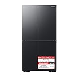 Samsung French-Door-Kühlschrank mit Gefrierfach, 178 cm, 649 l, AI Energy Mode (SmartThings), Auto Ice Maker, No Frost+, Schwarz, RF59C701EB1/EG
