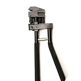 Trintion Kombinierte Absetzzange Ø5 mm 290 mm Lochzange Falzzange Blechlocher Karosseriezange zum Lochen und Falzenfür Karosseriebereich Absetz Zange Auto Reparatur (Schwarz)