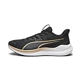 PUMA Damen Reflect Lite Molten Metal WNS Straßen-Laufschuh, Team Gold Schwarz, 40 EU