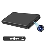 sakalaka HD 1080P Mini Überwachungskamera Powerbank 10000mAh Tragbare Mini Kamera Bewegungserkennung Nachtsicht Video Recorder Sicherheits-Kamera für Zuhause Raum Büro