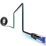10Gsupxsel Cat8 Ethernet-Kabel, 30 m, für den Innen- und Außenbereich, Ethernet-Kabel, Hochgeschwindigkeit, 40 Gbit/s, 2000 MHz, flexibles geschirmtes Internetkabel, Cat 8 SSTP Netzwerkkabel für