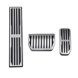 Auto Pedal Abdeckung Für Range Rover Für Velar 2016-2024 Edelstahl Fußstütze Dead Brake Gas Gaspedal Abdeckung Handschuh Bremspedalauflage