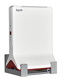 EasyClick passgenaue Wandhalterung für AVM Fritz Repeater 6000 und 3000 (Nicht 3000AX!), auch als Deckenhalterung, in jeder Richtung montierbar, inklusive Montagematerial. (Grau)