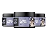 Petstile Joint Saver®: Kollagen, Glucosamin, Teufelskralle, Grünlippmuschel & Hagebutte – unterstützt Gelenke, Hüfte & Mobilität Erwachsener Hunde, wirkt entzündungshemmend (3X 150 g)