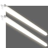 ALUSSO 2 Stück LED Feuchtraumleuchte 117CM, 36W 4320LM LED Röhre 4000K, IP65 Wasserfest Feuchtraumlampe Werkstatt Deckenleuchte für Garage,Keller,Werkstatt,Feuchtraum,Bad,Büro,Warenhaus