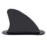 Ende für Surfboard, Surfboards Finnen Prler PVC Zentrum FCS Ende Sup Stand Up Paddle Board Skeg für Kajak Kanu Boot Ruderboote, schwarz