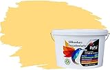 RyFo Colors Silikonharz Fassadenfarbe Lotuseffekt Trend Butterblume 10l - bunte Fassadenfarbe, weitere Gelb Farbtöne und Größen erhältlich, Deckkraft Klasse 1