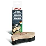 SONAX Textil+LederBürste (1 Stück) Trocken- und Feuchtreinigung von Textilien sowie zur schonenden Reinigung von Glattleder-Oberflächen | Art-Nr. 04167410
