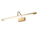 Badezimmer-Spiegellampen, Wand-Display-Beleuchtung, Spiegel-Frontlampe, Kupfer, LED-Badezimmerspiegel, Schrank-Make-up-Licht (natürliches Licht, 43–75 cm) von BZEI-Lighting Fixtures (Farbe: Schwarz-