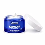 LACURA Skin Kaviar Illumination Nachtcreme – Intensive Regeneration über Nacht, mit Kaviarextrakt, Hyaluron & Schneealge, für reife Haut ab 40