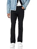 Amazon Essentials Herren Bootcut-Jeans mit schmaler Passform, Schwarz, 30W / 32L