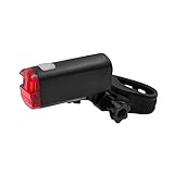 FISCHER Batterie LED Rückleuchte mit Universalhalter, Fahrradrücklicht, Fahrradbeleuchtung