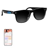 AI Übersetzer Sonnenbrille (144 Sprachen) mit UV-Schutz | Open-Ear Lautsprecher | Freisprechen, Musik, Sprachassistent | Bluetooth Intelligente Brille via APP | Smart Glasses für Outdoor Sport, Reisen