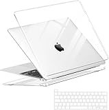 NPUOLS Hülle Schutzhülle für MacBook Pro 13 Zoll Hülle M2 M1 2023 2022 2021 2020 Modell A2338 A2289 A2251,Ultradünne Hartschale Schutzhülle Transparent Case und Ultradünner TPU EU Tastaturabdeckung